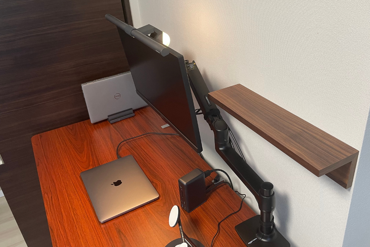 FLEXISPOT E7 マホガニー実機レビュー｜電動昇降デスクを3年使った