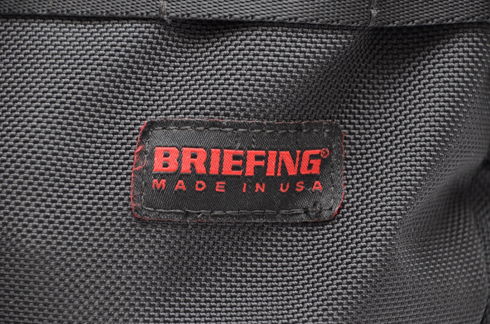 BRIEFING MADE IN USA バッジ（1050Dバリスティック）