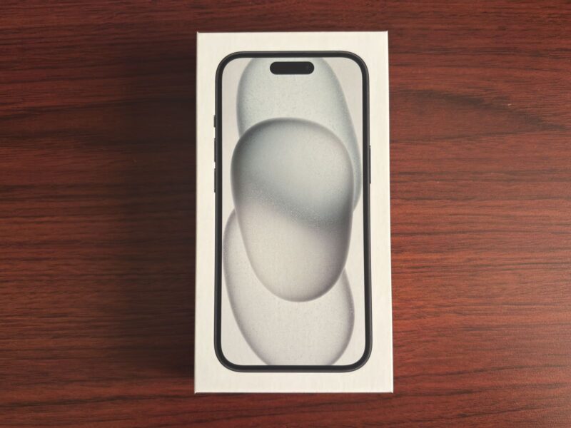 iPhone 15の外箱